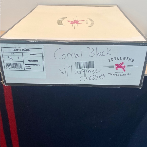 Embroidered Black and Blue Cowboy Boots by Idyllwind - Picture 5 of 5